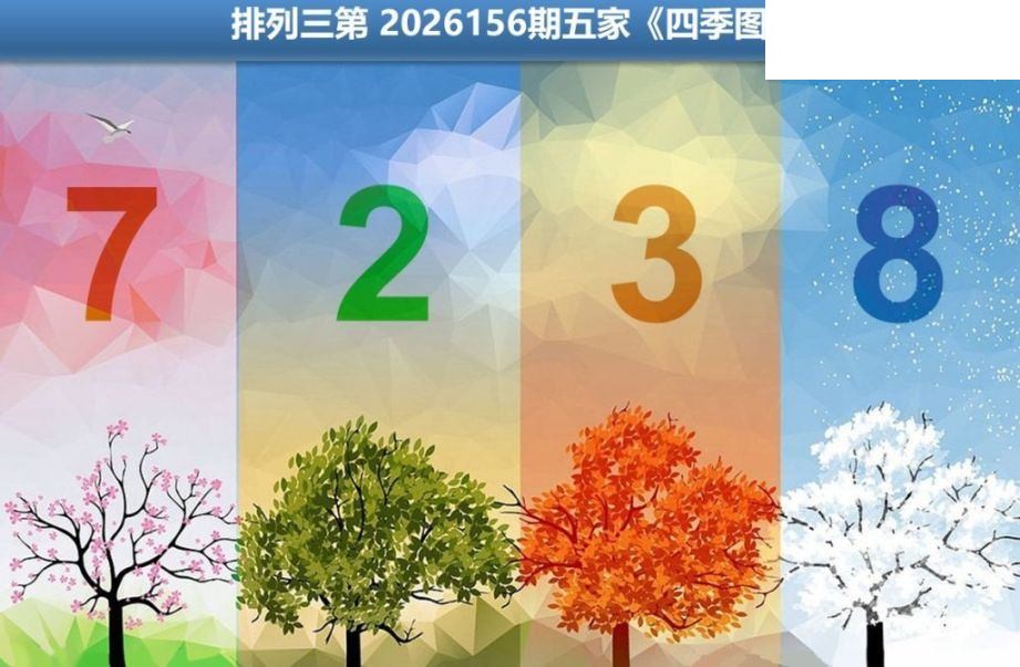 2026156期排列三 五家四季图